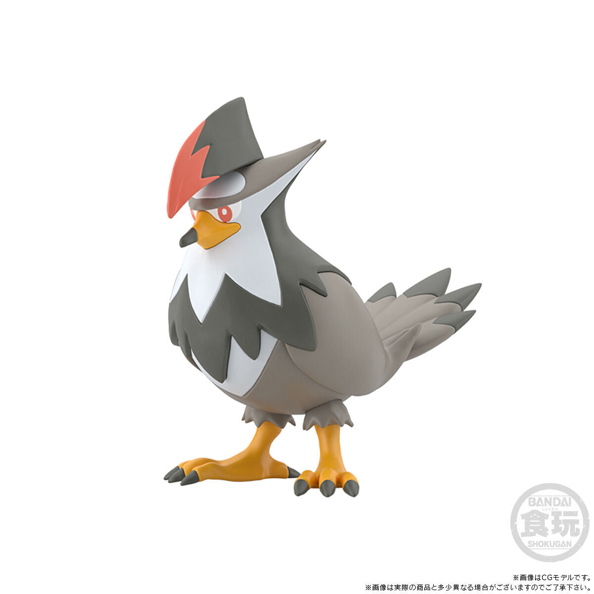 Barry & Grotle & Staraptor Sinnoh Region Set Pokémon Scale World (3 types) Bandai