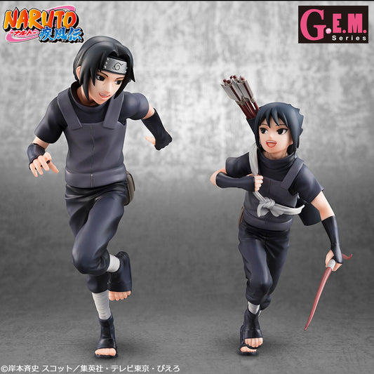 Uchiha Itachi & Sasuke GEM Naruto Shippuden Megahouse