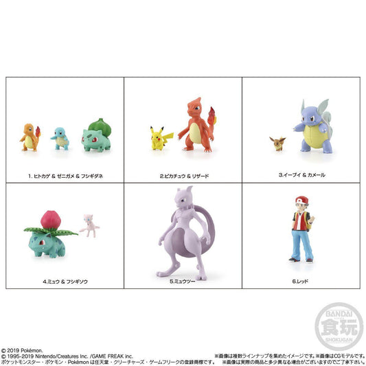 Pokémon Scale World Kanto Region (11 types) Bandai