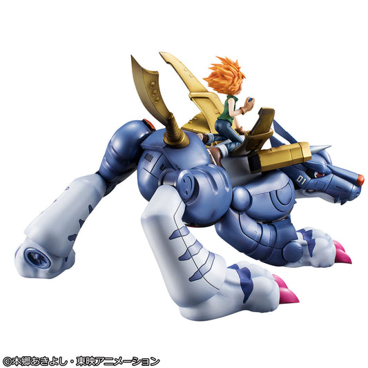 Metal Garurumon & Ishida Yamato Precious GEM Digimon Megahouse