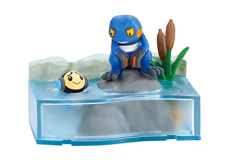Relaxing Time Taking a Break by the River Pokemon Re-Ment (Open, Perfect Condition)