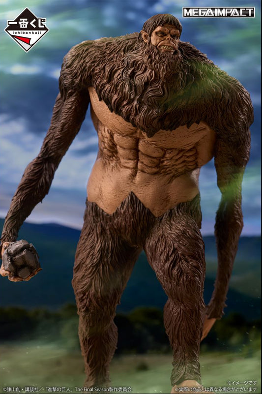 Beast Titan MEGAIMPACT premio A Ichiban Kuji Attack on Titan