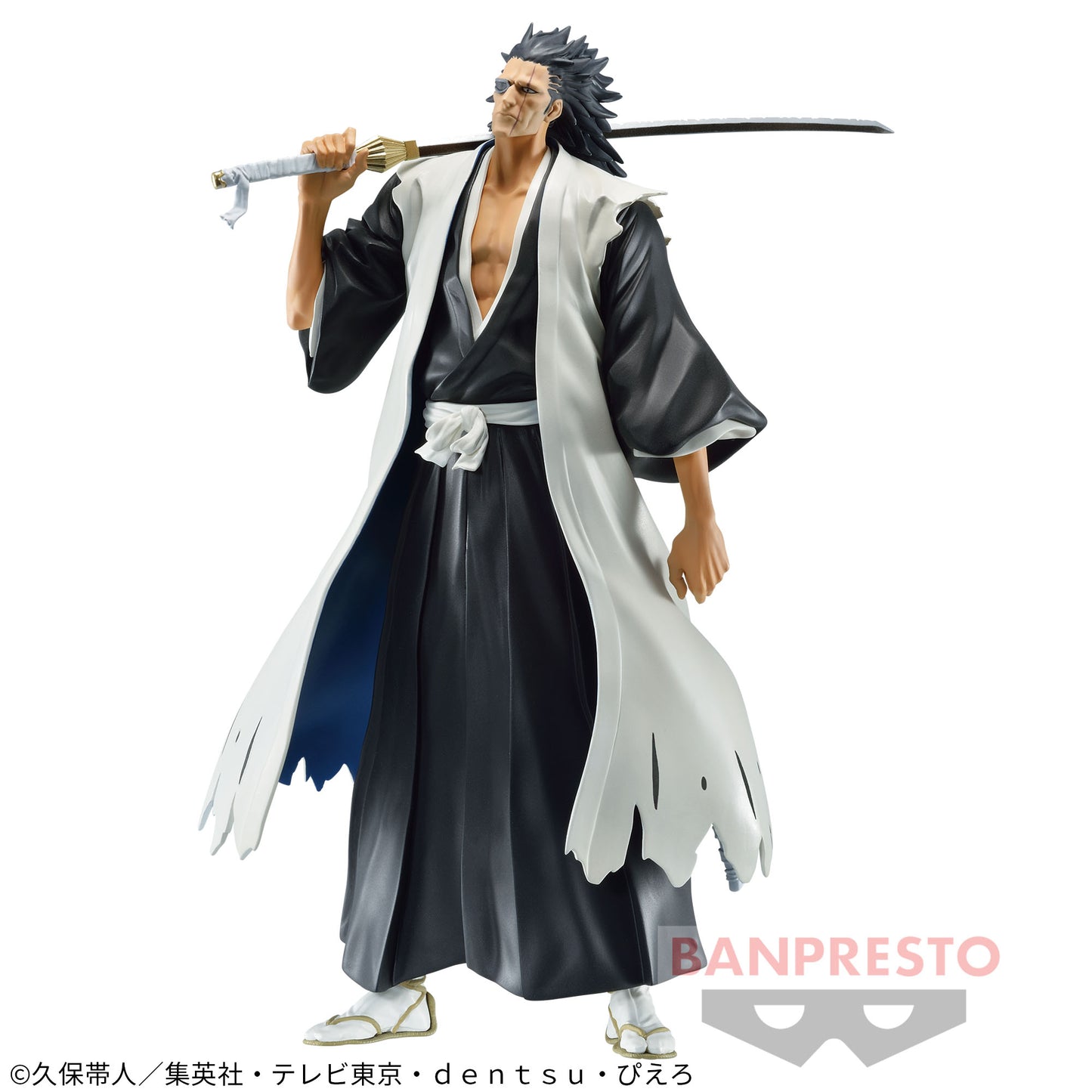 Kenpachi Zaraki SOLID AND SOULS BLEACH Banpresto
