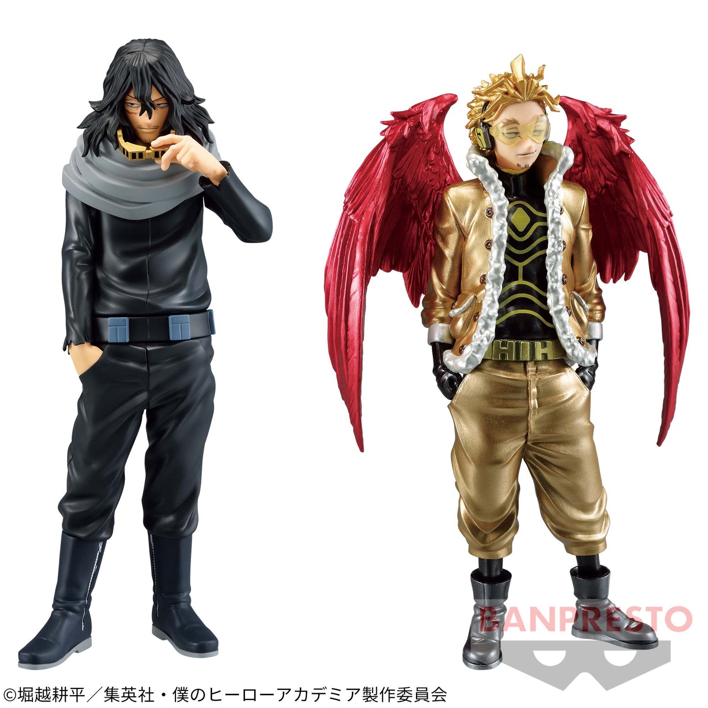 Shota Aizawa and Hawks AGE OF HEROES Banpresto My Hero Academia
