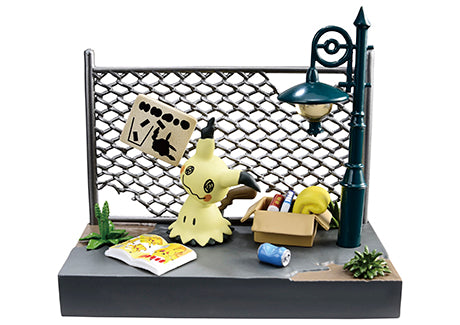 Town, alleyways at night Pokemon Re-Ment (Open, Perfect Condition)