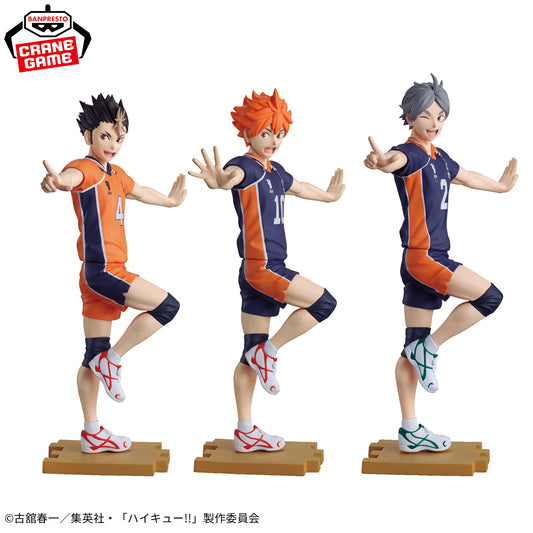 Hinata & Nishinoya & Sugawara One Nice Serve!! Figure Banpresto Haikyuu!!