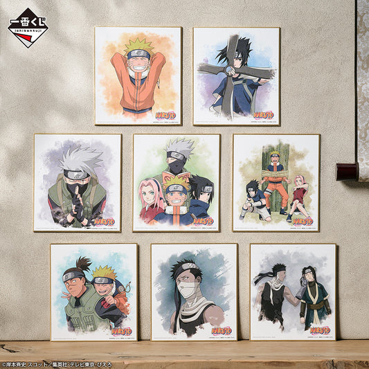 Mini Shikishi premio H Ichiban Kuji Naruto