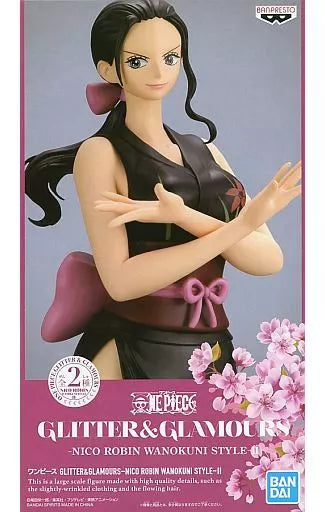 Nico Robin WANOKUNI STYL Ⅱ BLACK GLITTER&GLAMOURS Banpresto