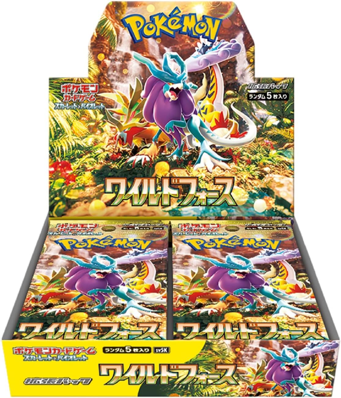 Wild Force Scarlet & Violet Expansion Pack Pokémon Card Game (Japan Ver.)
