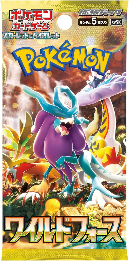 Wild Force Scarlet & Violet Expansion Pack Pokémon Card Game (Japan Ver.)