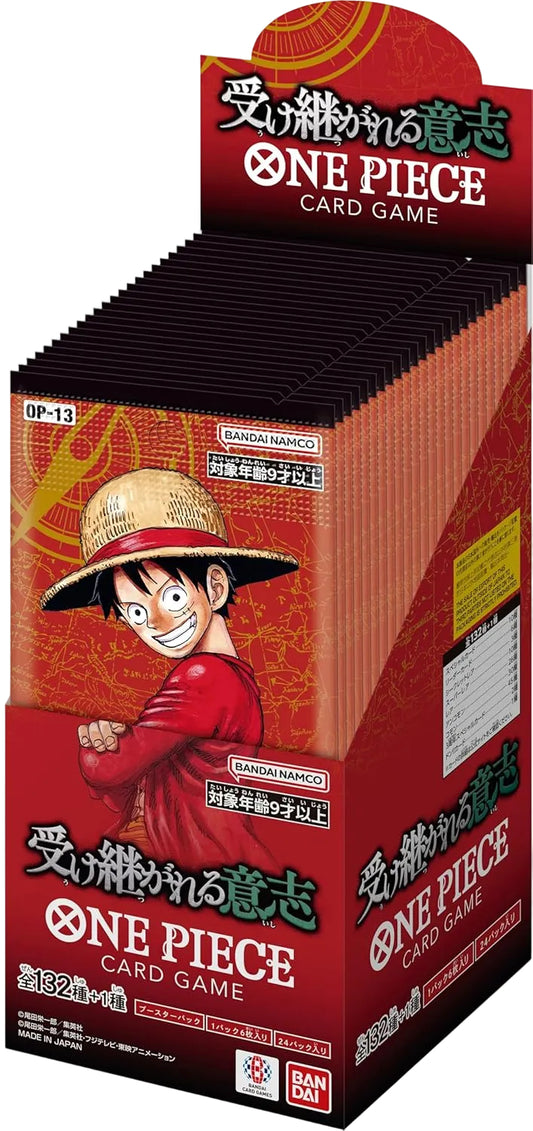 One Piece Carte à Collectionner Booster Pack : Volonté Héritée OP-13 (BOÎTE) (Version Japonaise)