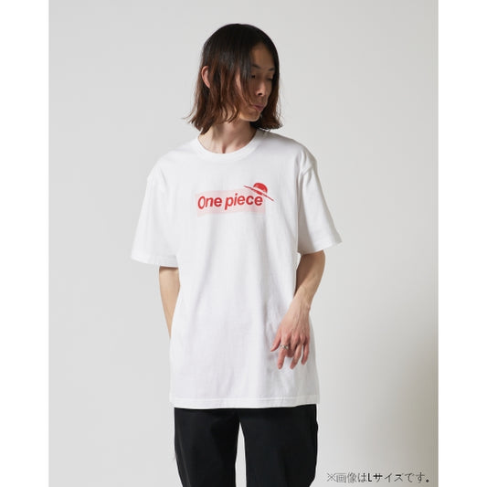Logo T-Shirt Weiß x Pink 10. Jubiläum (Größe S - XL) One Piece Mugiwara Store