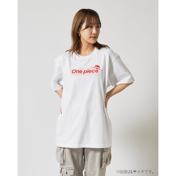 Logo T-Shirt Weiß x Pink 10. Jubiläum (Größe S - XL) One Piece Mugiwara Store