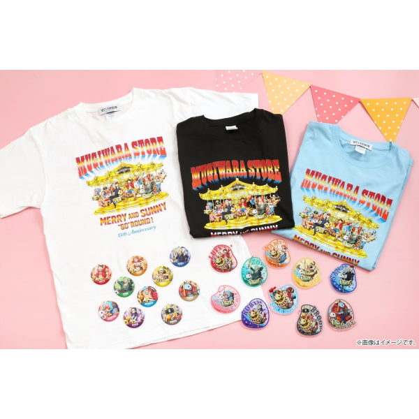 MERRY & SUNNY "GO" ROUND! 13TH ANIV.TEE SCHWARZ (S - XL Größe) One Piece Mugiwara Store