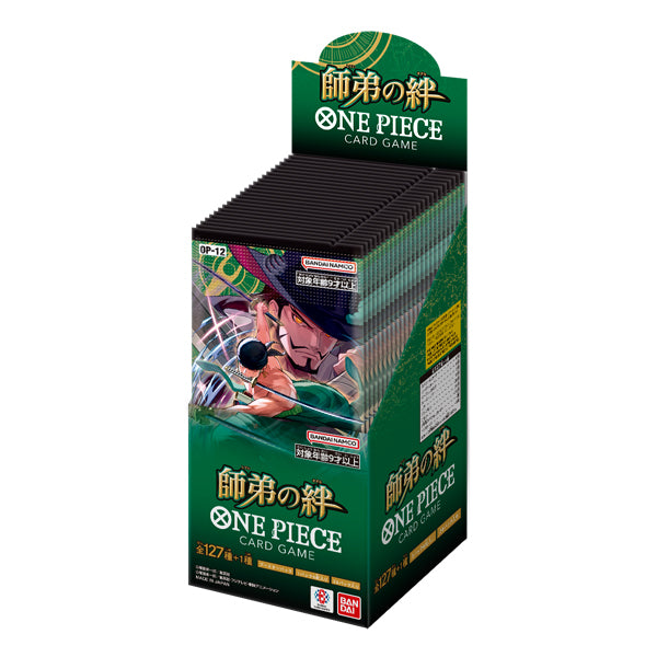 One Piece Card Game Booster Pack: Bonds of Master and Disciple OP-12 (BOX) (Japan Ver.)
