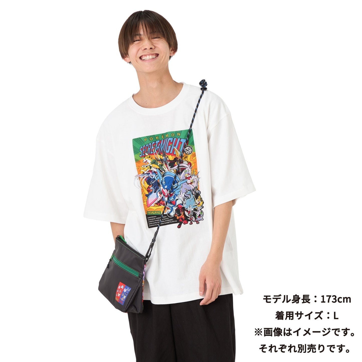 SECRET of MIGHT T-shirt (M - L Size) Pokémon Pokémon Center