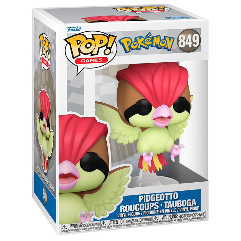 Pidgeotto Funko POP 849 Pokemon FUNKO