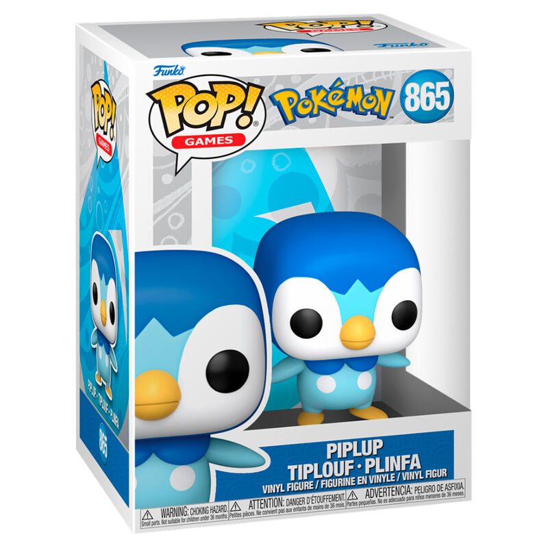 Piplup Funko POP 865 Pokemon FUNKO