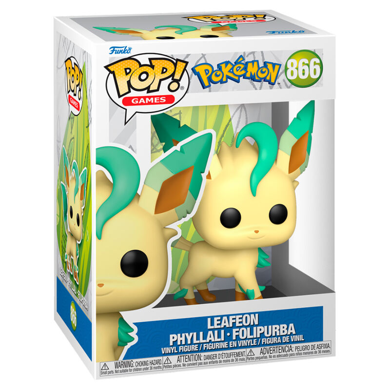 Leafeon Funko POP 866 Pokemon FUNKO