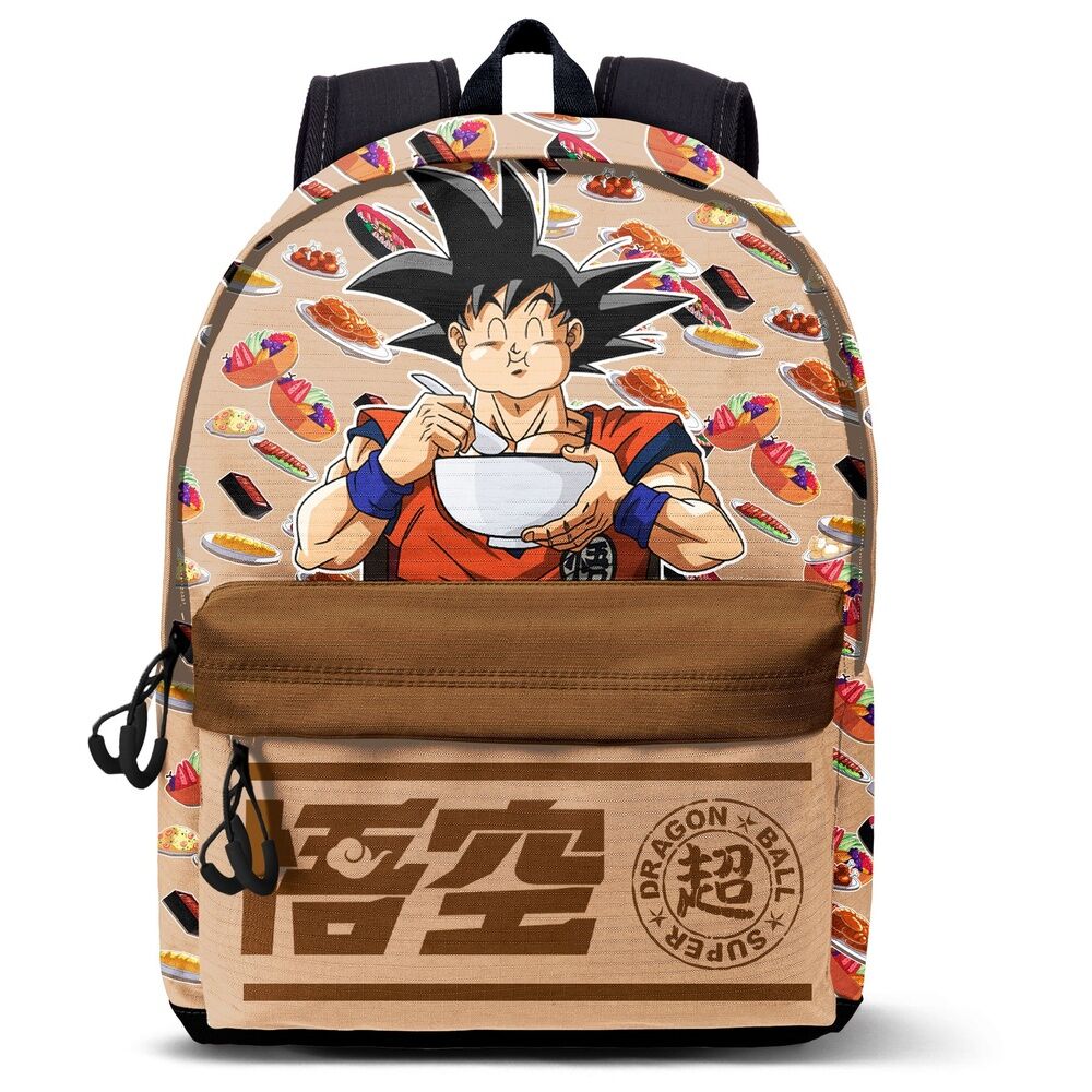 Dragon Ball (Bola de Dragón) Goku Foodie-Mochila Pequeña HS FAN, Marrón