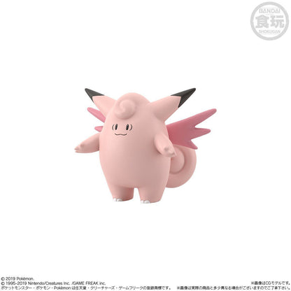 Leaf & Pixie & Gengar Pokémon Scale World Kanto-Region (3 Typen) Bandai