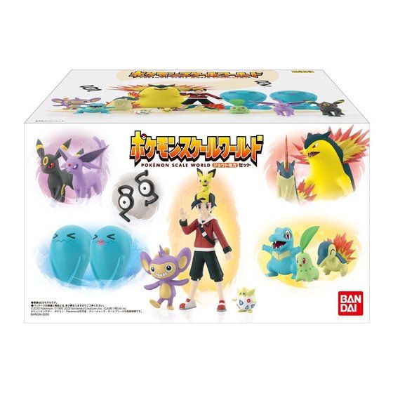 Johto Region Set Pokémon Scale World (15 types) Bandai