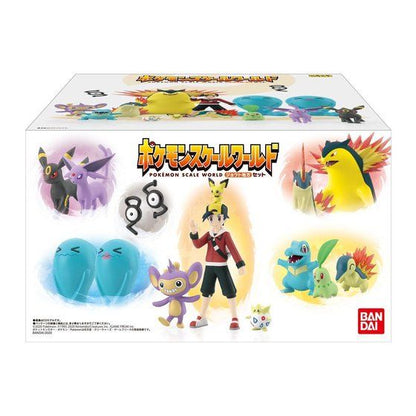 Johto Region Set Pokémon Scale World (15 types) Bandai