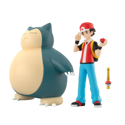 Red & Snorlax & Pokemon Flute Set Pokémon Scale World Kanto Region (2 types) Bandai