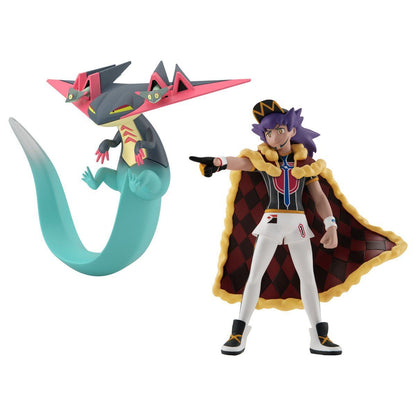 Leon & Dragapult Set Pokémon Scale World Galar Region (2 types) Bandai