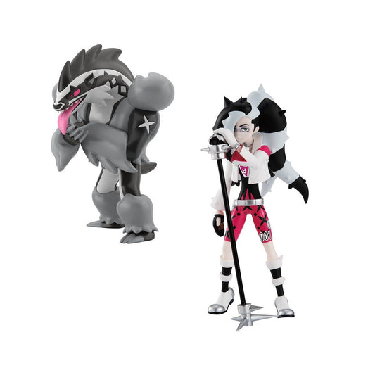 Piers & Obstagoon Galar Region Set Pokémon Scale World (2 figures) Bandai