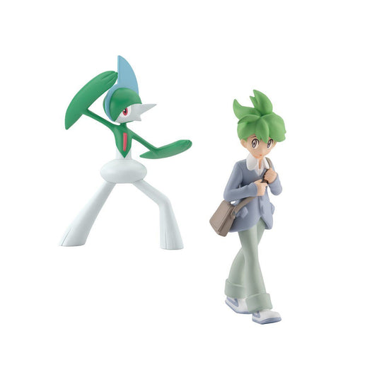 Wally & Gallade Hoenn Region Set Pokémon Scale World (2 types) Bandai