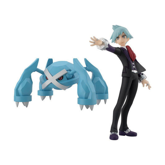 Steven Stone & Metagross Hoenn Region Set Pokémon Scale World (2 types) Bandai