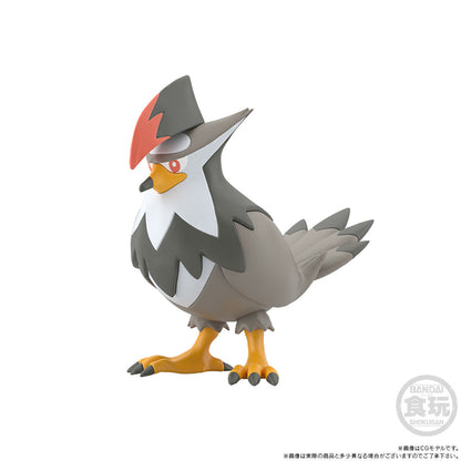 Barry & Grotle & Staraptor Sinnoh Region Set Pokémon Scale World (3 types) Bandai