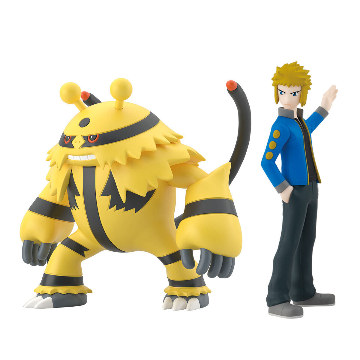 Denji & Electivire Sinnoh Region Set Pokémon Scale World (2 types) Bandai
