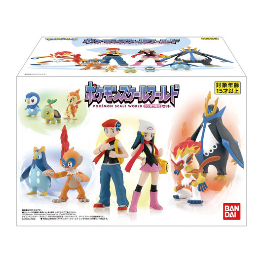 Sinnoh Region Set - Pokémon Scale World (6 figures) by Bandai