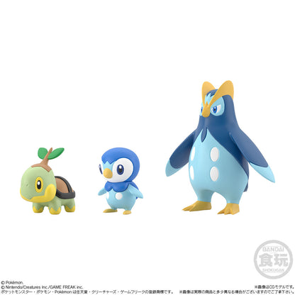 Sinnoh Region Set Pokémon Scale World (6 types) Bandai