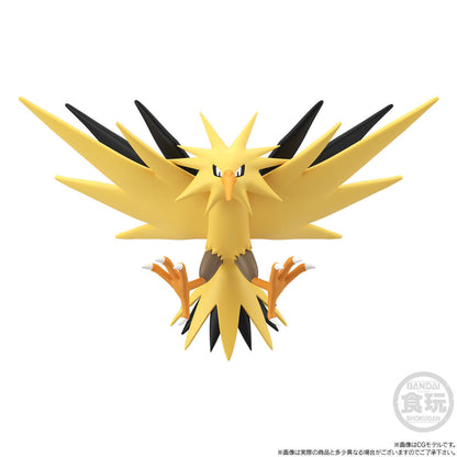 Set Articuno & Zapdos & Moltres Région de Kanto Pokémon Échelle du Monde (3 types) Bandai