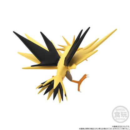 Set Articuno & Zapdos & Moltres Région de Kanto Pokémon Échelle du Monde (3 types) Bandai