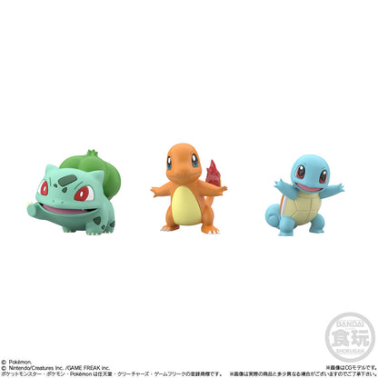 Kanto Region 3 set Pokémon Scale World (11 types) Bandai