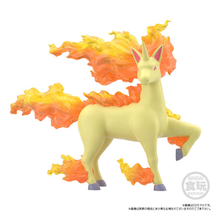 Blaine & Rapidash & Magmar set Kanto Region Pokémon Scale World (3 types) Bandai