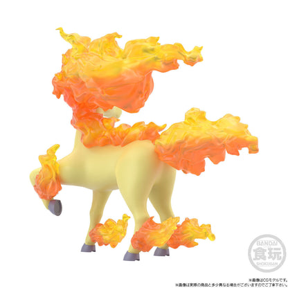 Blaine & Rapidash & Magmar set Kanto Region Pokémon Scale World (3 types) Bandai
