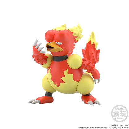Blaine & Rapidash & Magmar set Kanto Region Pokémon Scale World (3 types) Bandai