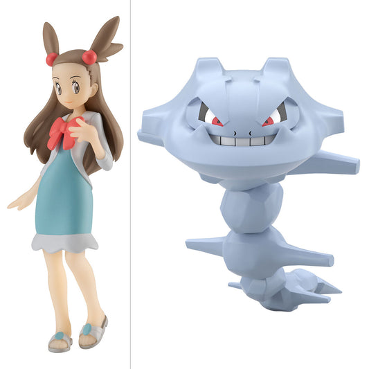 Jasmine & Steelix - Johto Region Pokémon Scale World (2 figures) by Bandai