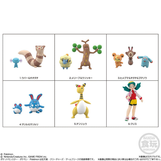 Johto Region Set 2 Pokémon Scale World (11 types) Bandai