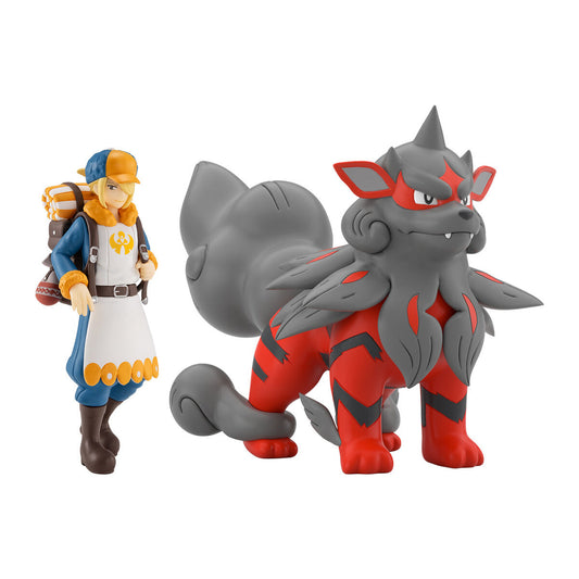 Volo & Arcanine set Jade Region Pokémon Scale World (2 types) Bandai