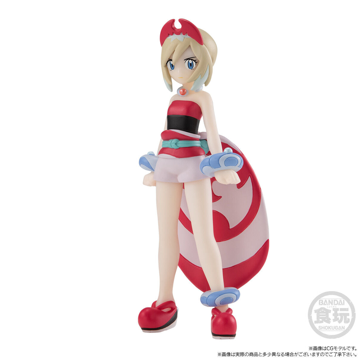 Irida & Glaceon set Jade Region Pokémon Scale World (2 types) Bandai