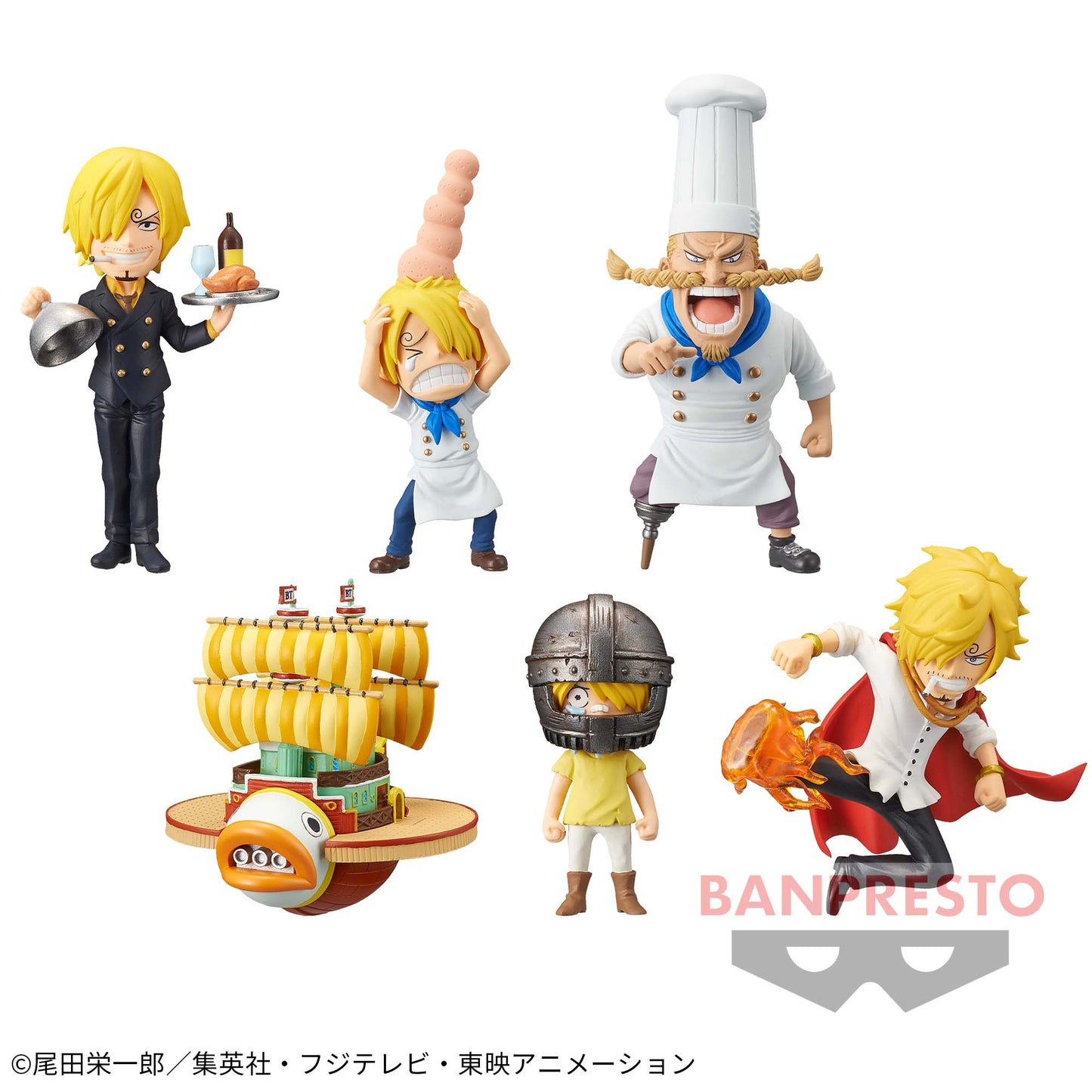 One Piece Wcf History of Sanji Banpresto