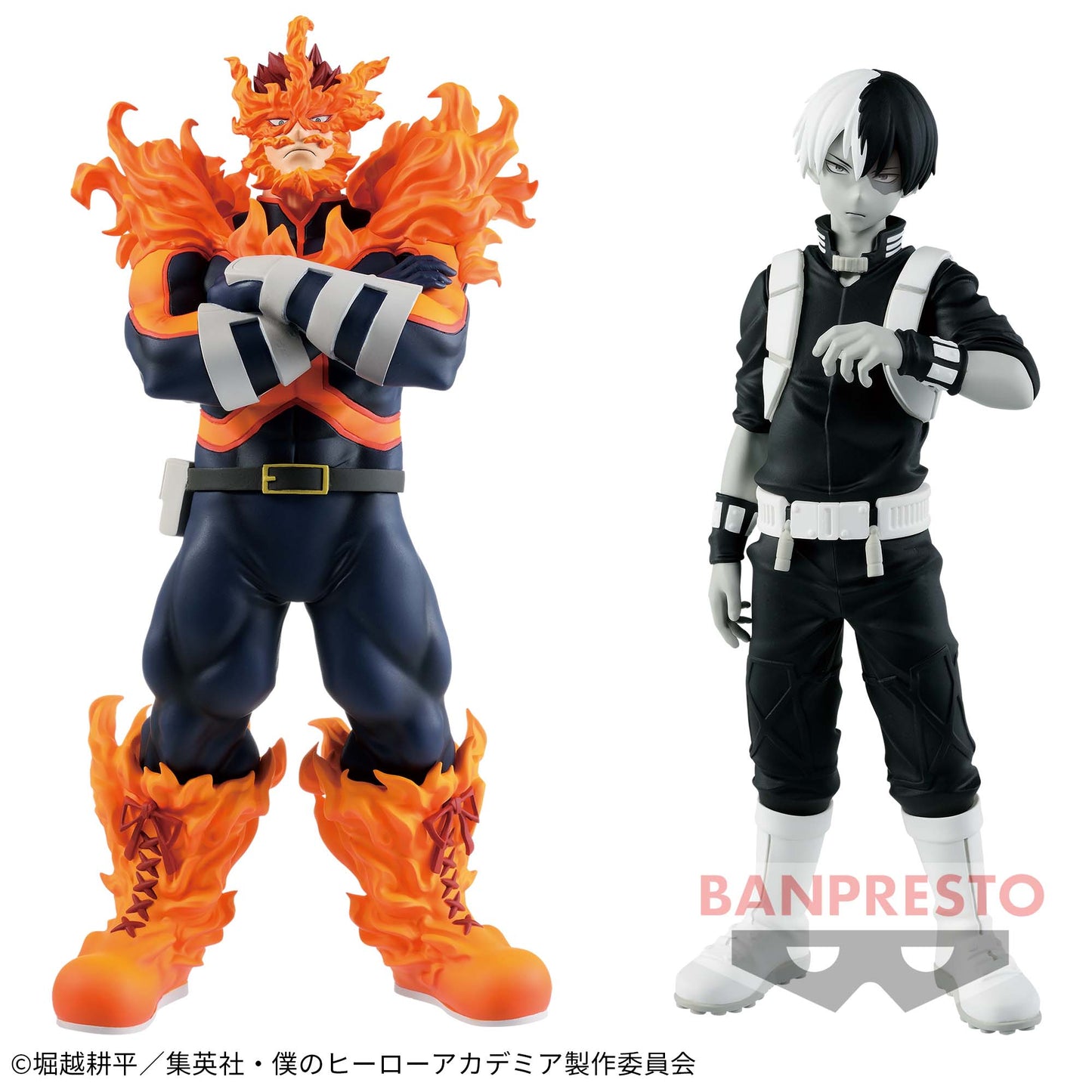 Endeavor and Shoto Todoroki AGE OF HEROES Banpresto My Hero Academia