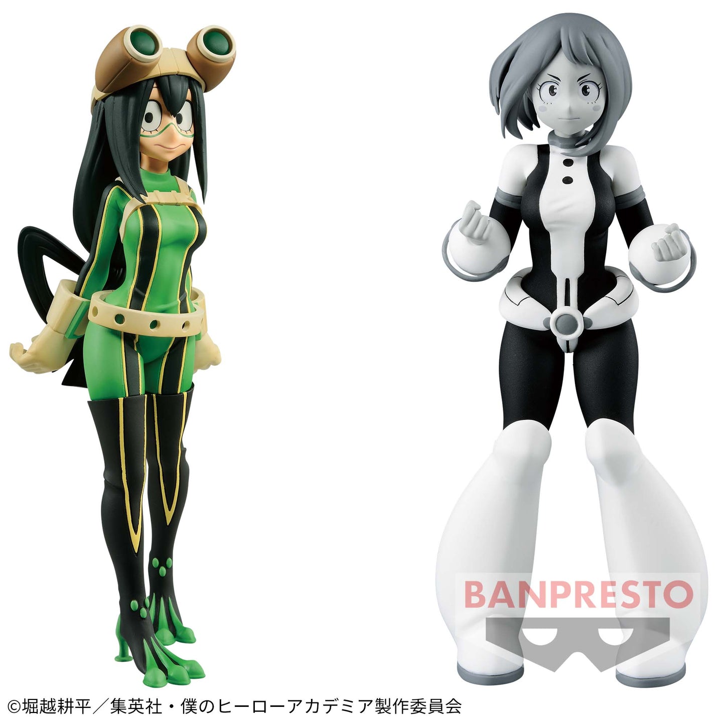Tsuyu Asui and Ochaco Uraraka AGE OF HEROES Banpresto My Hero Academia