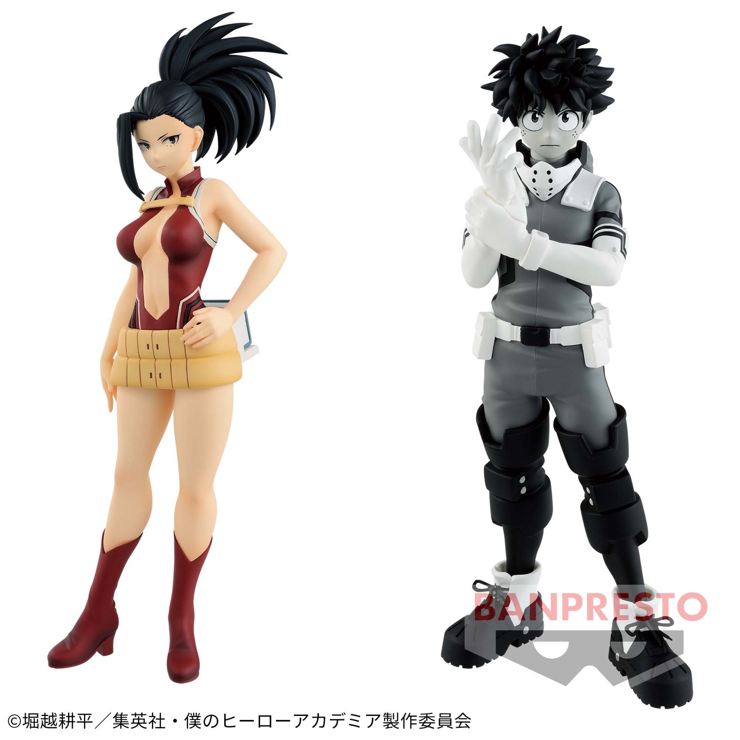 Momo Yaoyorozu and Izuku Midoriya AGE OF HEROES Banpresto My Hero Academia